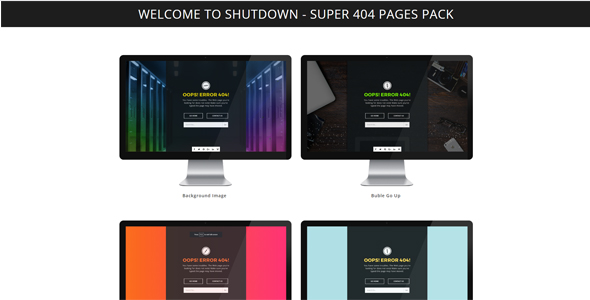 Shutdown Super 404 Pages 