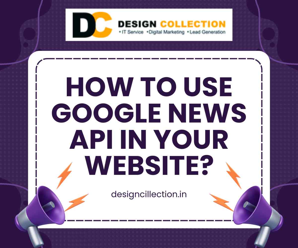 Google News API integration with a website and news feed display.