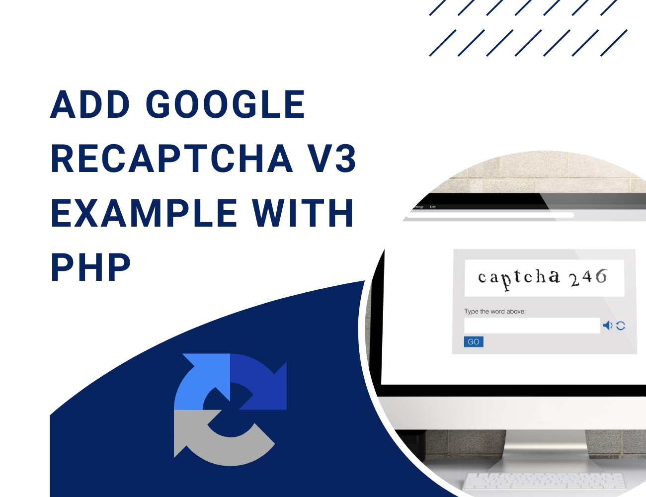Add Google reCaptcha V3 Example with PHP