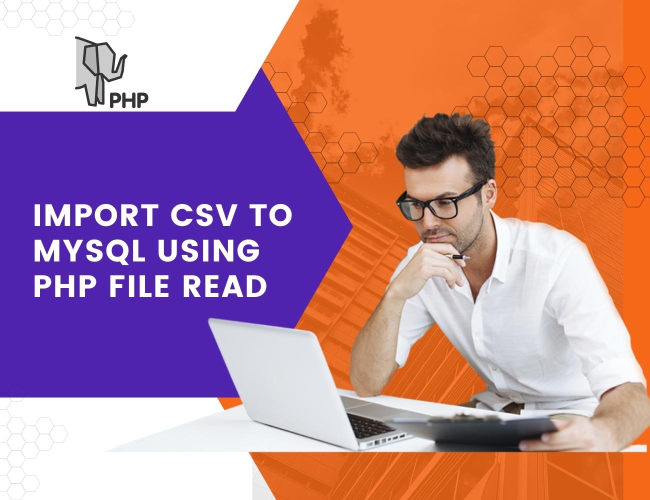 php code to import csv file into mysql database