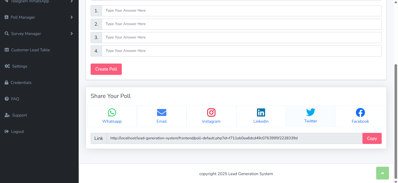 Poll Link