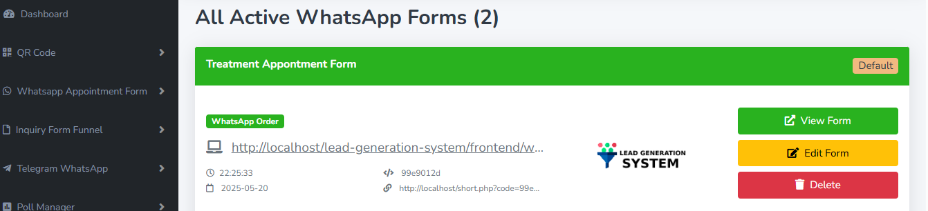 Whatsapp Appointment Step 8