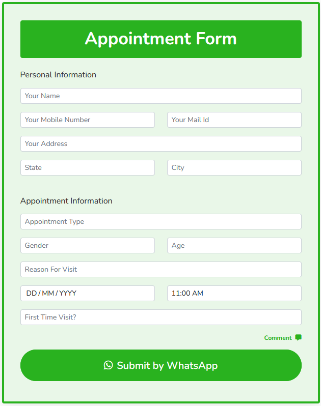 Appointment Form